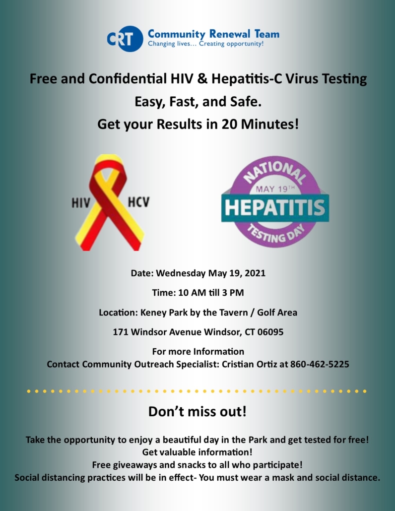Free and Confidential HIV & Hepatitis-C Virus Testing